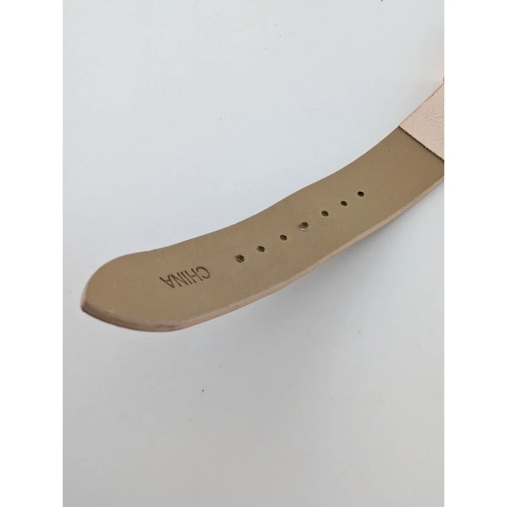 Francesca's‎ Watch Women 36mm Rose Gold Case Pink Faux Leather Band- New Battery